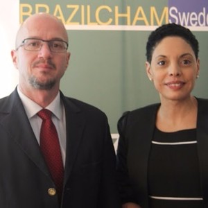 1. Alexandre Scultori - Minister, Embassy of Brazil.
2. Elisa Solhlman - Executive Director (Brazilcham)